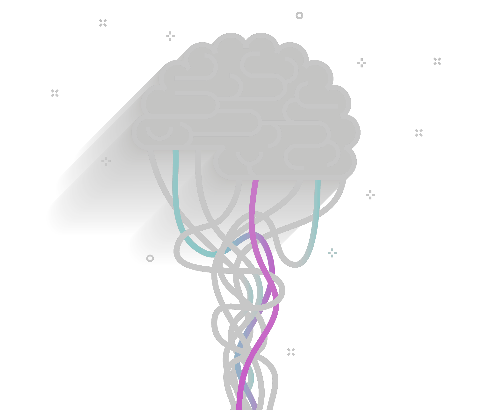 there is a brain connected to new ideas